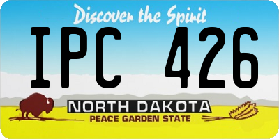 ND license plate IPC426
