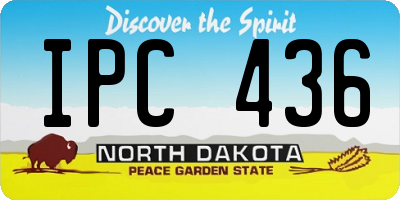 ND license plate IPC436