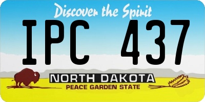 ND license plate IPC437