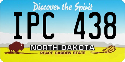 ND license plate IPC438