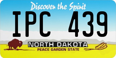 ND license plate IPC439