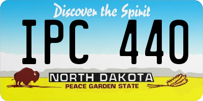 ND license plate IPC440