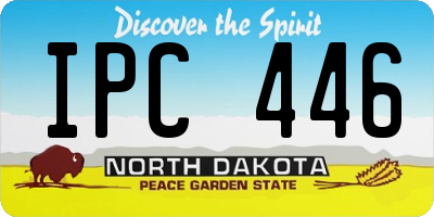ND license plate IPC446