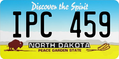 ND license plate IPC459