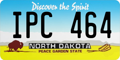 ND license plate IPC464