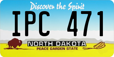 ND license plate IPC471