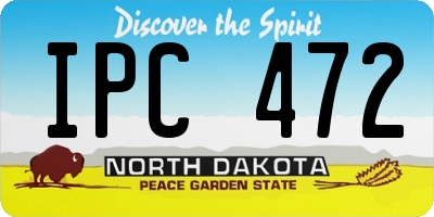ND license plate IPC472