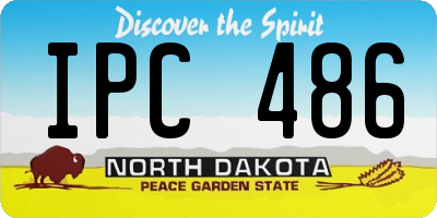 ND license plate IPC486