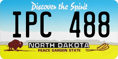 ND license plate IPC488