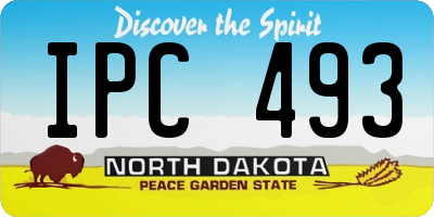 ND license plate IPC493