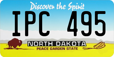 ND license plate IPC495