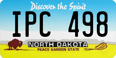 ND license plate IPC498