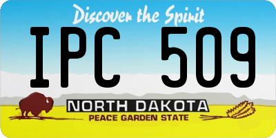 ND license plate IPC509