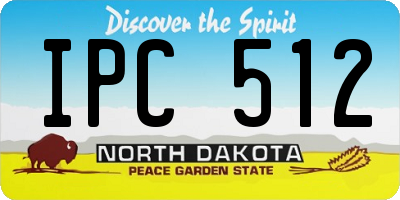 ND license plate IPC512