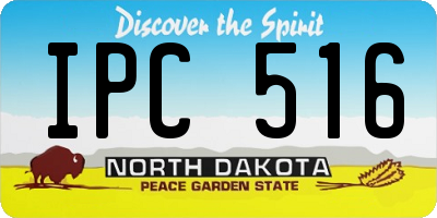ND license plate IPC516