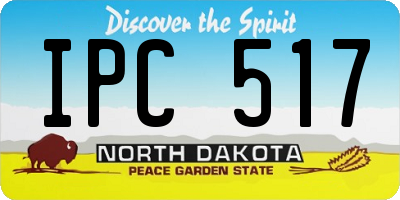 ND license plate IPC517