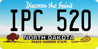 ND license plate IPC520