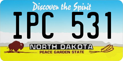 ND license plate IPC531