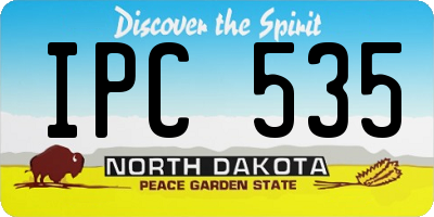 ND license plate IPC535