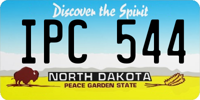 ND license plate IPC544
