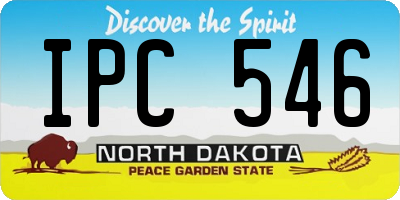 ND license plate IPC546