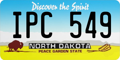 ND license plate IPC549