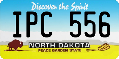 ND license plate IPC556