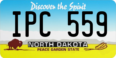 ND license plate IPC559
