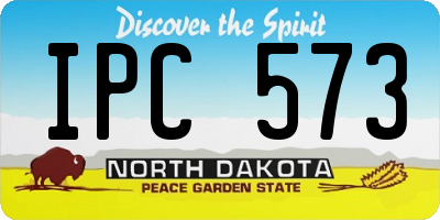 ND license plate IPC573