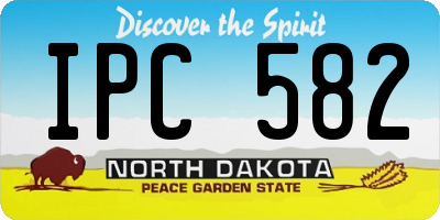 ND license plate IPC582