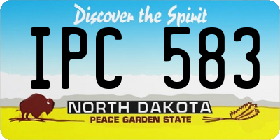 ND license plate IPC583