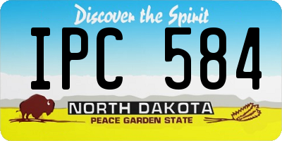 ND license plate IPC584