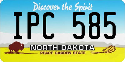 ND license plate IPC585