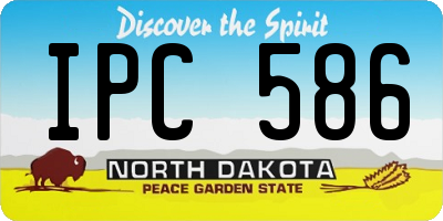 ND license plate IPC586