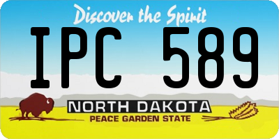 ND license plate IPC589