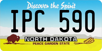ND license plate IPC590