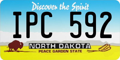 ND license plate IPC592