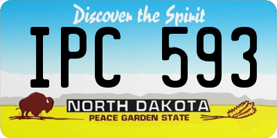 ND license plate IPC593