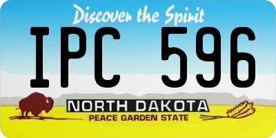 ND license plate IPC596