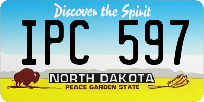 ND license plate IPC597