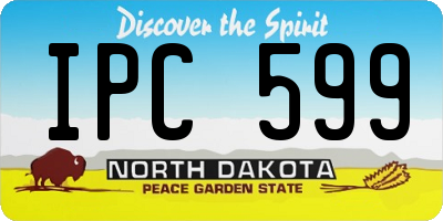 ND license plate IPC599