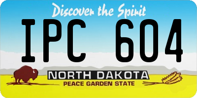 ND license plate IPC604