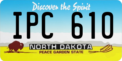 ND license plate IPC610