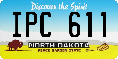 ND license plate IPC611