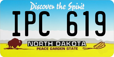 ND license plate IPC619