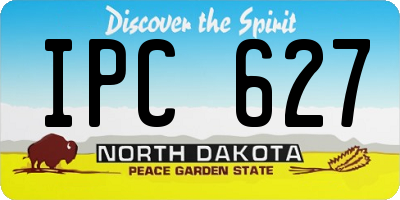 ND license plate IPC627