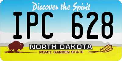 ND license plate IPC628