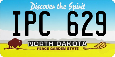 ND license plate IPC629