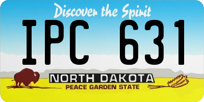ND license plate IPC631