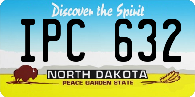 ND license plate IPC632